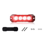 Red Surface Mount Emergency Strobe Light 1PCS, Low Profile 4-LED Mini New. Price: $24.25.