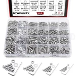 Dywishkey 1220 Pcs M2 M3 M4 M5, 304 Stainless Steel Hex Silver New. Price: $44.99.