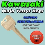 2008 & Up Kawasaki Ninja 300 Versys Cut By Keys To Codes 2501-2713 New. Price: $11.99.