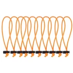 6" Bungee Cords Adjustable Cable Ties Management Reusable Orange 10PAC New. Price: $15.17.