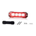 Red Surface Mount Emergency Strobe Light 1PCS, Low Profile 4-LED Mini New. Price: $22.99.
