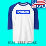 Kyosho Rc Remote Control Men's Raglan White Blue Size To 2XL New. Price: $31.81.