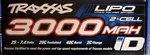 Traxxas 2827X Battery Pack 7.4V Volt Lipo 2S 2-CELL 20C 3000MAH Id Open Box New. Price: $29.80.