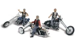 Woodland Scenics Scale Motorcycle & People Bad Boy Bikers AS5344 New. Price: $27.46.
