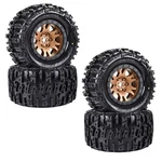 Pro-line Trencher Pro-loc F/r Tires 24MM Bronze/black Impulse Wheels (4): X-maxx New. Price: $229.98.