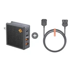 Slimq F100 100W Ultra Fast Charger 4 Port 2USB-C Usb-a Open. Price: $44.50.