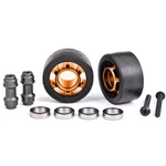 Traxxas 7775T Aluminum Wheelie Bar Wheels (2) Orange For / Sledge X-maxx New. Price: $39.95.