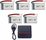 5PCS 3.7V 380MAH Lithium Battery With In Charger For Hubsan X4 H107C New. Price: $25.00.