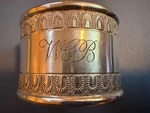 Antique Victorian Gorham Sterling Silver Aesthetic Movement Napkin Ring 1883. Price: $87.50.