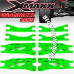 Traxxas X-maxx Widemaxx Green Suspension Arms, Complete Package With All 8 New. Price: $84.00.