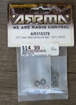 Arrma AR310378 Mega/bls/blx Diff Gear Maintenance Set New. Price: $14.99.