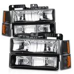 M-auto Headlights Assembly With Bumper & Corner Lamps Compatible 1994-19... New. Price: $108.63.