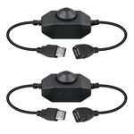 Onite 2-PACK Usb Dimmer Switch, For 5V Led Strip Lights Brightness Adjustable... New. Price: $17.21.