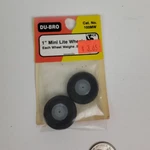 Dubro 1" Mini Lite Wheels 100MW Foam Design Super Lightweight (2 Tires Per) New. Price: $14.99.