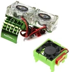 Hobbypower Slash 4X4 Cooling Fan + Motor Heatsink Dual Twin Green - 12V, 50 New. Price: $37.99.