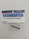Vintage Team Associated # 6573 Diff Thrust Washer And Bolt New. Price: $11.99.