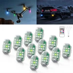 12 Pods Wireless Led Strobe Lights W/remote Control Anti-collision Lamp Car Bike New. Price: $48.48.