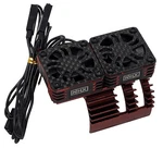 Nhx Rc 1/8 Twin Alum Hv Cooling Fans W/cover 28000 Rpm Motor Heatsink Burgundy New. Price: $29.95.