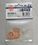 Rb Products 01102-1 Nitro Engine Head Shims 0.1MM C3/C4/C5 (5PCS) Nip Nos New. Price: $24.95.