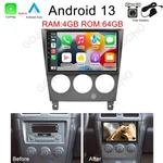 Stereo Radio Carplay Android 13 4+64GB Subaru Forester Impreza 2002-2007 New. Price: $136.79.