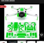 Wrapgrade Skin For Dji Mini 4 Pro Drone Accessory / Accent Color New. Price: $37.95.