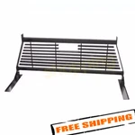 Rki WG11B Black Steel Series Louvered Window Grille Cab Rack New. Price: $611.06.