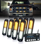 Lumenix White Amber Led Surface Mount Strobe Flashing Lights Kit W/controller 8P New. Price: $87.09.