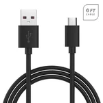 Black 5 Feet Long Data Sync & Charger Cable Micro-usb Connector Cord Wire New. Price: $8.30.