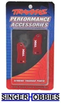 Traxxas 3632X 6061-T6 Alum Caster Blocks 30 Deg Red (lft&rt): Ru, Stampede TRA1 New. Price: $19.95.