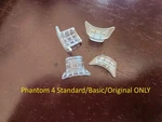 4X Genuine Dji Phantom *standard* Clear End Caps For Motor Led Propeller Body Used. Price: $8.00.