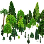 Orgmemory Mixed Model Trees, 29PCS, 1.5-6 INCH(4-16 Green New. Price: $28.80.