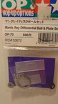 Tamiya# 53072 OP-72 Manta Ray Differential Ball & Plate Set Nib New. Price: $24.95.