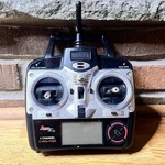 Ares Advantage 4HPQ 4-CHANNEL 2.4GHZ Fhss Transmitter Remote Control Lcd Drone Used. Price: $24.95.