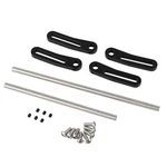 Rzxylrc Metal Front Rear Modular Bumper Bull Bars For 1/10 Crawler Black New. Price: $13.35.
