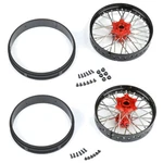 Pro-line 1/4 Pro-spec Alum V2 Bead Front Rear Wheels Blk/red (2) : Promoto-mx New. Price: $179.98.