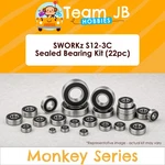Sworkz S12-3C 22 Pcs Rubber Sealed Bearings Kit New. Price: $24.99.