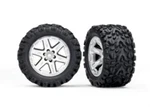Traxxas 6774R - Tires & Wheels, Assembled, Glued (2.8') (rxt Satin Chrome New. Price: $40.14.