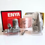 Nos Enya 21X T.v. Al-chrome G-5.5 Glow Engine Model 4101 With Muffler Japan New. Price: $300.00.