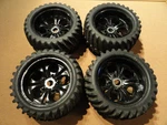 Cen Genesis, 100-34-122 Tires & Wheels, 23MM Hex, Great Tread Hexes, See Below Used. Price: $79.69.