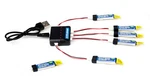Combo 1X Charger And 6X 150MAH 1S 3.7V 25C Lipo Battery E-flite Sport Cub New. Price: $39.99.