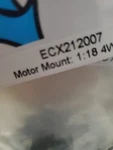 1/18 4WD All: Motor Mount ECX212007 Nip New. Price: $8.00.