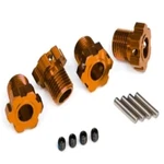 Traxxas TRA8654A Wheel Hubs Splined 17MM Orange-anodized New. Price: $32.67.