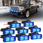 Xprite Blue 20 Led Surface Flush Mount Grille Strobe Flashing Lights Kit, Dec... New. Price: $105.22.