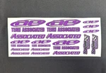 Team Associated R/c Sticker Sheet - Purple New. Price: $12.99.