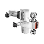 Adjustable Trailer Hitch (fits 2-INCH Receiver) Aluminum Tow With 6-I... New. Price: $143.80.