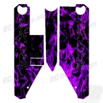 Traxxas Stampede 4X4 - Telluride Chassis Protector #6722 Graphics Flames Purple New. Price: $19.95.