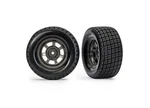 Traxxas Dirt Oval Gray Rear Wheels W/ Hoosier Tires (2) (10474X) New. Price: $24.95.