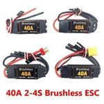Brushless 40A Esc 2-4S Speed Controller Ubec For Rc Drone F450 F550 New. Price: $14.96.