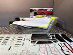 Losi LOS04020 1/8 8IGHT-XTE Racing Truggy Body Shell Cover Graphics Screen New. Price: $59.00.