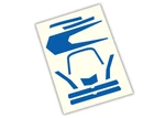Traxxas 7981 Aton High Visibility Decals Blue New. Price: $5.00.